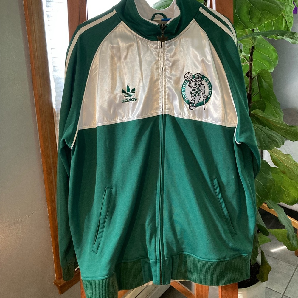 Boston Celtics Adidas Banners Vintage Retro Jacket